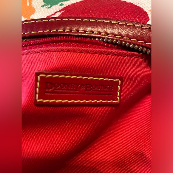 Dooney & Bourke Retired Paint Splatter Satchel Purse EUC - Picture 11 of 12